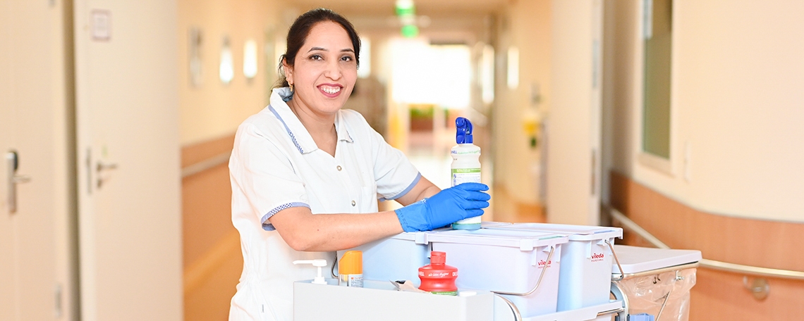 Reinigungskraft (w/m/d) für die Kardiologie als Minijob, 1. Bild
